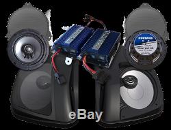 Hogtunes Dual Amplifier 400 Watt Speaker Kit For Harley Street Glide 2014-2017