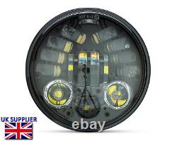 LED Headlight Insert for Harley Davidson Dyna Street Bob Wide Glide Low Rider