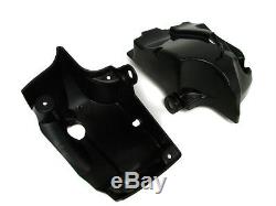 Lower Vented Leg Fairings Cap Glove Box For Harley Touring Electra Glide Street
