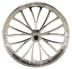 Manhattan Front Billet Wheel 23 X 3.5 Harley Electra Glide Road King Street