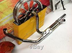 Modified Cat Removed 10-16 OEM Harley Street Glide Exhaust Header Stock Pipes