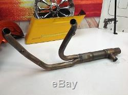 Modified Cat Removed 17-19 OEM Harley Street Glide Exhaust Header Stock Pipes