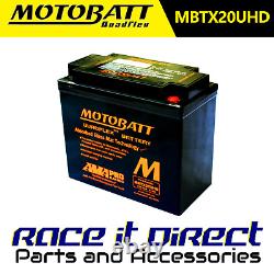 Motobatt Battery for Harley Davidson SOFTAIL 1800 STREET BOB FXBB 2018-2021 AGM