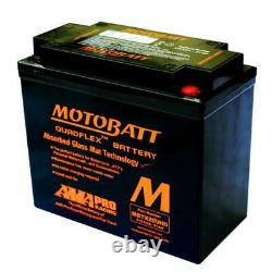 Motobatt Battery for Harley Davidson SOFTAIL 1800 STREET BOB FXBB 2018-2021 AGM