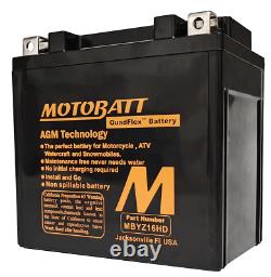 Motobatt Heavy Duty Battery for Harley Davidson XG 750 STREET ROD 2018-2020 AGM