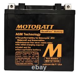 Motobatt Heavy Duty Battery for Harley Davidson XG 750 STREET ROD 2018-2020 AGM