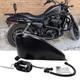 Motorcycle Petrol Gas Fuel Tank 12L Fit For Harley-Davidson Street 750 Black