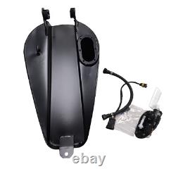 Motorcycle Petrol Gas Fuel Tank 12L Fit For Harley-Davidson Street 750 Black