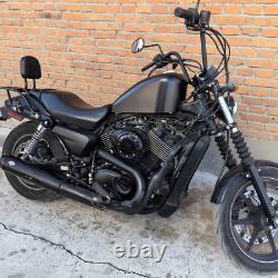 Motorcycle Petrol Gas Fuel Tank 12L Fit For Harley-Davidson Street 750 Black