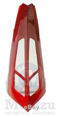 Mutazu Fire Red Chin Spoiler Scoop For Harley Touring Road Glide Street King