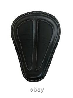 New Harley Davidson Spring Saddle Seat Black Leather 52000279 Dyna Super Glide