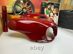 OEM 14-22 Harley Street Glide Front Outer Bat Wing Fairing Billiard Red