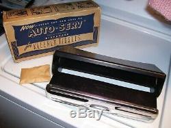 Original 1950s nos auto-serv Tissue dispenser chrome vintage scta GM Ford Chevy