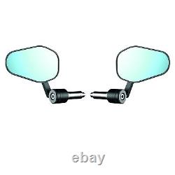 Oxford Motorcycle Shield Bar End Mirrors 22mm PAIR Fits Harley-Davidson Street