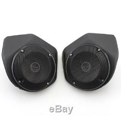 Pair Tour Pak Rear Trunk Pod Speaker Pods For Harley Touring Street Glide 14-up