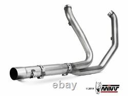 Racing Link Pipe Decatalyst MIVV For Road Glide Ultra / Street Glide 2014-16