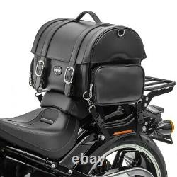 Rear Bag for Harley Davidson Dyna Fat / Street Bob passenger tail FP