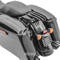 Rear Luggage Rack + Docking Kit for Harley CVO Ultra Classic 11-13 XB black