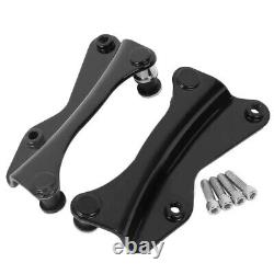 Rear Luggage Rack + Docking Kit for Harley Road King Classic 09-13 XB black