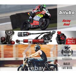 Rear Shock Absorbers Bitubo Hd040wme22v2 Harley Davidson Flhx (i) Street Glid