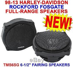 Rockford Fosgate Tms6sg For Harley Davidson Electra / Street Glide 6.5 Spkrs Pr