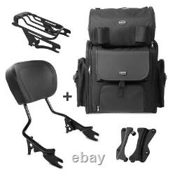 SISSYBAR AW + Rear Bag for Harley STREET GLIDE 09-13 with Luggage Carrier SW