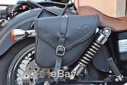 Saddle Bag Right Side For Harley Davidson Dyna Street Bob, Wide Glide, Fat Bob
