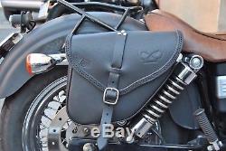 Saddle Bag Right Side For Harley Davidson Dyna Street Bob, Wide Glide, Fat Bob