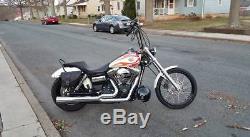 Saddle Bag Right Side For Harley Davidson Dyna Street Bob, Wide Glide, Fat Bob