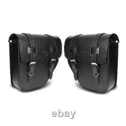 Saddlebags Pair for Harley CVO Pro Street Breakout, Night-Rod Texas black