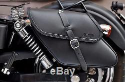 Satteltasche für Harley Davidson DYNA STREET BOB FAT BOB ITALIAN QUALITY