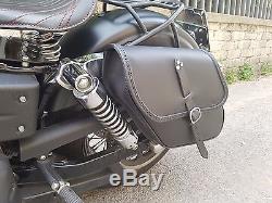 Satteltasche für Harley Davidson DYNA STREET BOB FAT BOB ITALIAN QUALITY