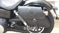 Satteltasche für Harley Davidson DYNA STREET BOB FAT BOB ITALIAN QUALITY