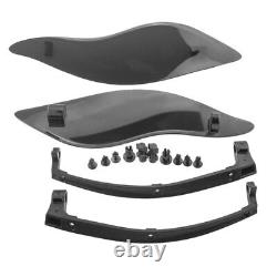 Side Wings Air Deflectors For Harley Street Glide 14-22 black