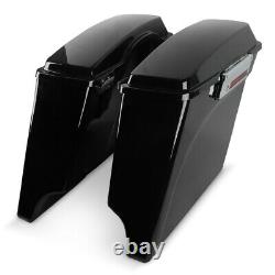 Side cases stretched for Harley CVO Street Glide 11-13 with inner pockets