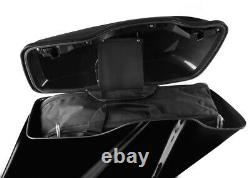 Side cases stretched for Harley CVO Street Glide 11-13 with inner pockets