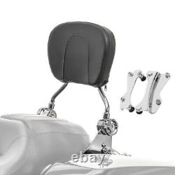 Sissy Bar Vario for Harley Street Glide 14-22 with Docking Kit chrome