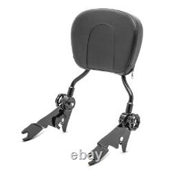 Sissy Bar per Harley Davidson Road King 09-23 smontabile-regolabile nero