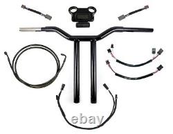 Street Bob MX-T Bars ABS Handlebar Kit 12-16 for Harley Streetbob 2018-2023 USA