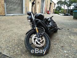 TINWORKS Harley Davidson XG500/XG750 Street crashbar + indicator mounts chopper