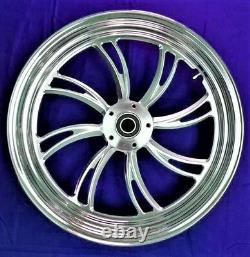 Twisted Vortex Billet Front Wheel 16 Harley Electra Glide Road King Street